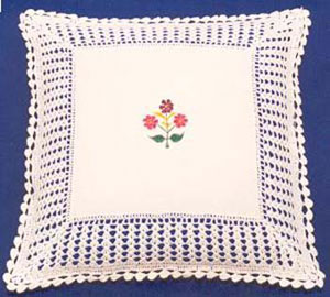 45x45 cm 100% natural cotton crochet hook pillow cover cushion cover white beige for sofa