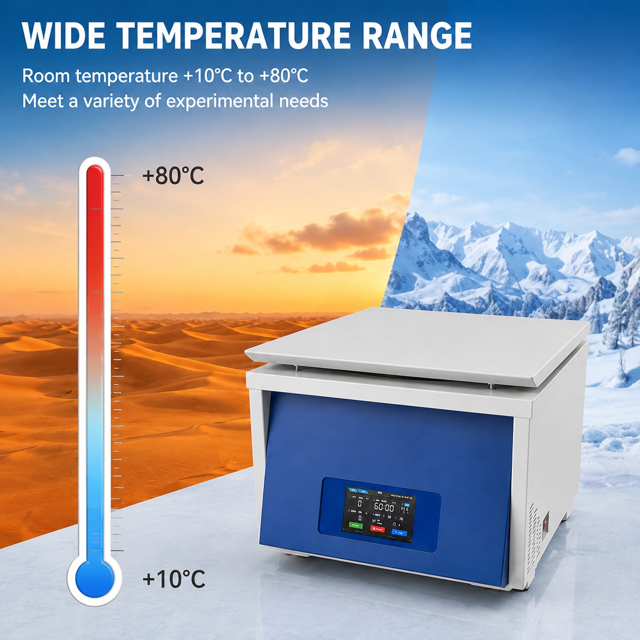 Cenlee Crude Oil Water Heat 80℃ Content Centrifuge 4000rpm 4x100ml Horizontal Swing Out Rotor Petroleum Testing Equipment