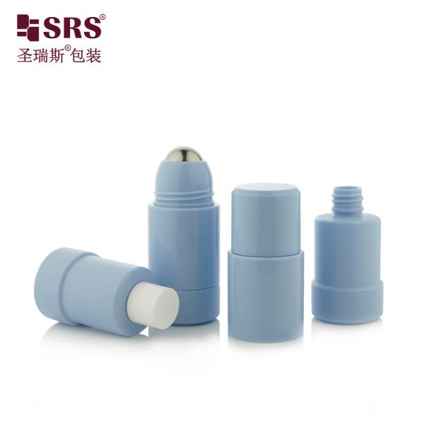 Refillable PP PCR Roll On Bottle 50ml 75ml Cosmetic Packaging
