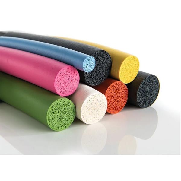 Экструдированная белая полоска из силиконовой резины для закрытой клетки