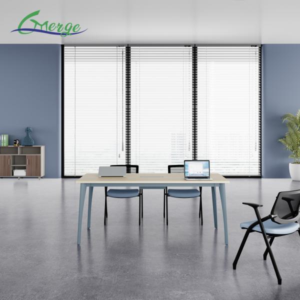 Modern Office Conference Table Rectangular Shape and Durable Material for Successful Meetings