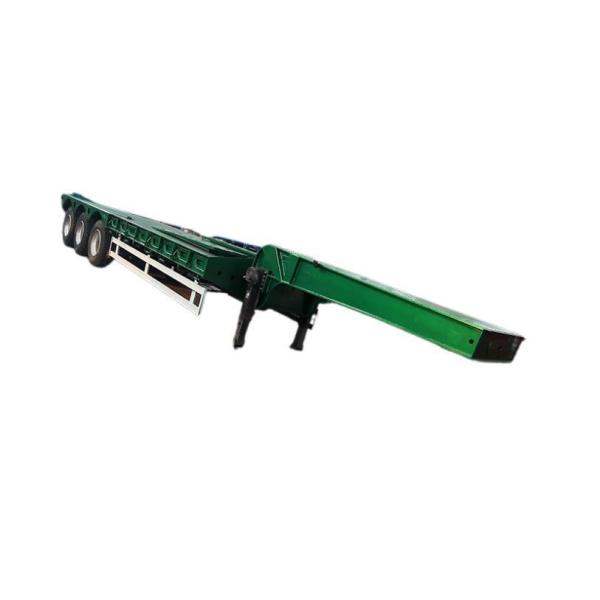 70 80 Ton Lowbed Semi Trailer Low Loader Transport Heavy Equipment Extendable Lowboy Trailer