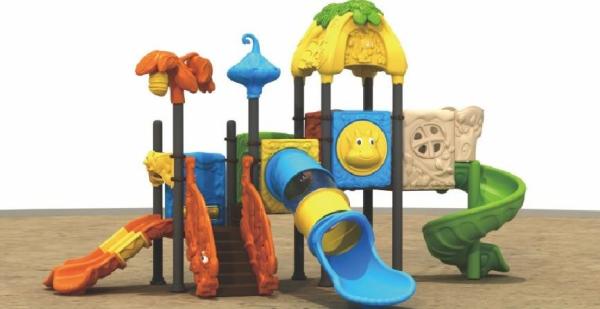 popular middle size outdoor slide play climbing equipment for children