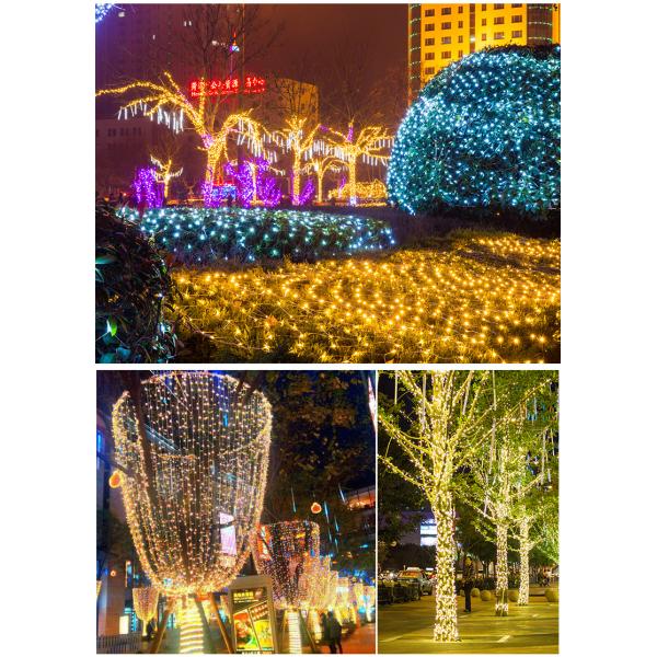 Outdoor Waterproof 300m Purple LED Fairy Lights String Garland for Christmas Holiday Decoration