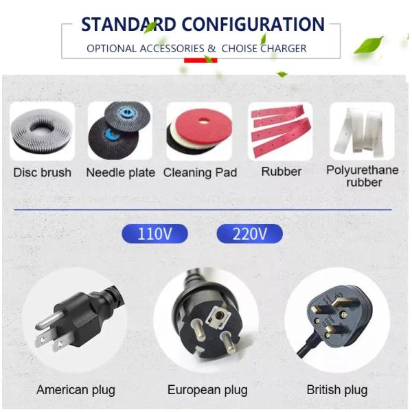 CE Red USA Metal Key Motor Power Building Battery Dual Brush Floor Scrubber Dryer Machine