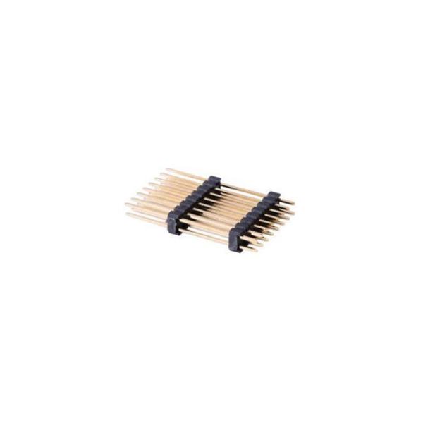 Pitch2.54 mm 2*8P header connector Black Brass material Gold-plated Environmental protection