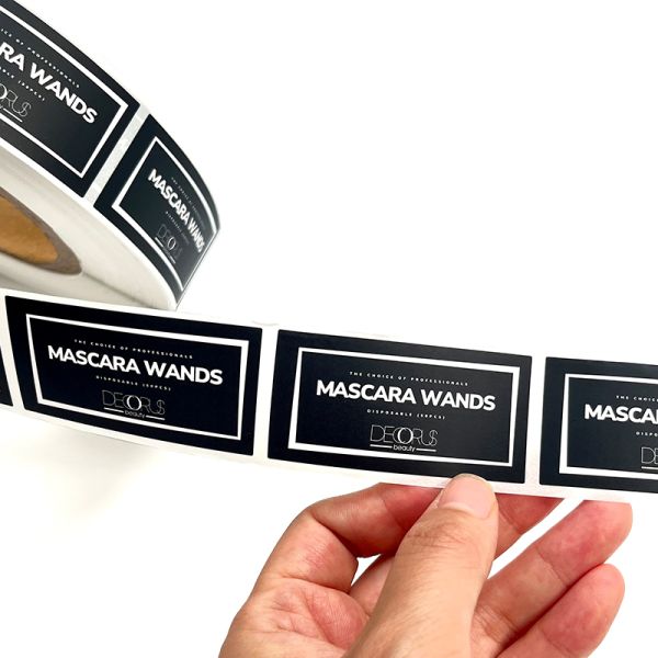 New Design Custom Adhesive Printing Cosmetics Packaging Labels Waterproof Small Business Stickers