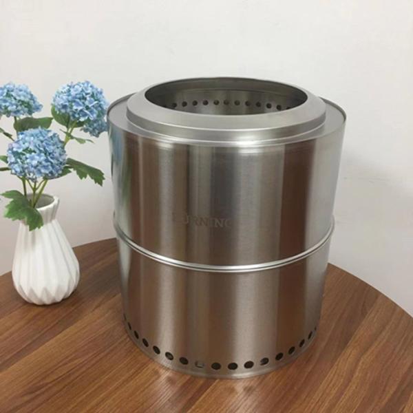 Stainless Steel Smokeless Wood Fire Pit