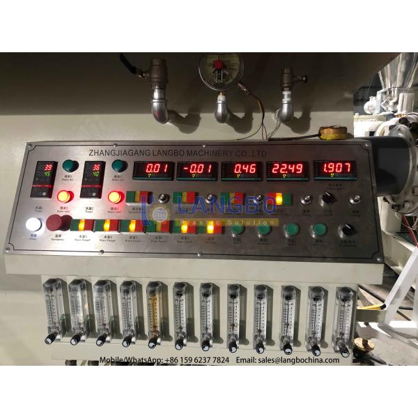 Plastic Twin Double Screw Extruder Electrical Conduit Water Supply Drainage Sewer Production Extrusion Making Machine