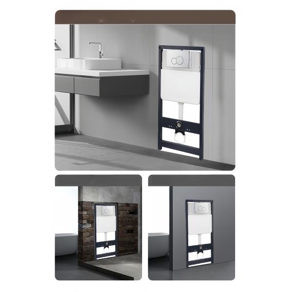 Wall Mounted Concealed Tank Cistern with Stainless Steel Frame and European Watermark