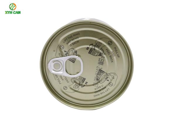 2 Piece Can Food Soup Packaging Round Bowl Shape with White Oil Inner