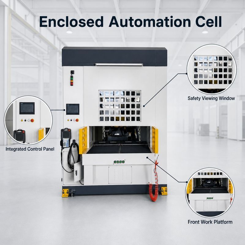 Intelligent Automated Robotic Polishing Machine For Brass Curved Threaded Pipe Fittings