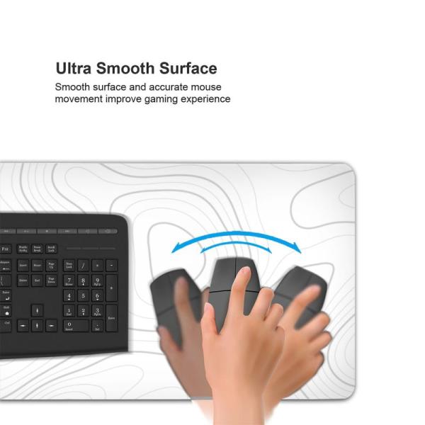 Desktop Extended Gaming Mat Xxxl Stitching Edge Desk Pad Mat Mouse Pad Gamer Square