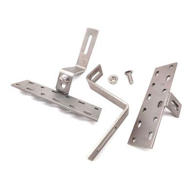 SUS304 Aço inoxidável Solar Related Products Bracketing Regular Roof Tile Hooks
