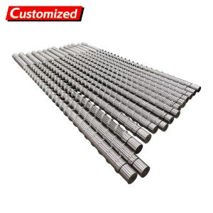 Custom Stainless Steel Heat Resistant Auger Screw for Engel Injection Molding Machine
