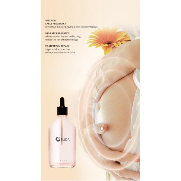 Aceite de masaje abdominal para la maternidad para la périneal Aceite de jojoba para la elasticidad de la piel