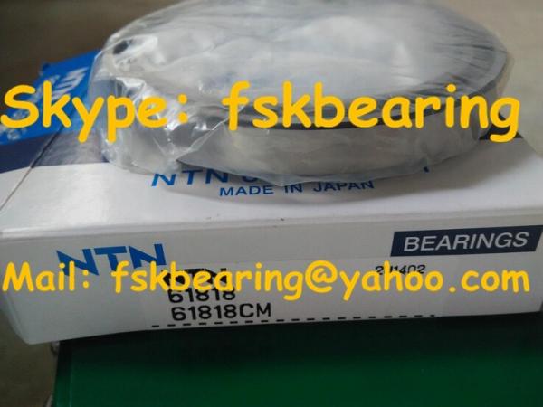Thin Wall Deep Groove Ball Bearings NTN 61818 90 × 115 × 13mm Miniature Bearing