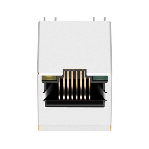 LPJD0718B78NL 1000 Base-T Gigabit Vertical RJ45 MagJack Connector Orange/Green Leds