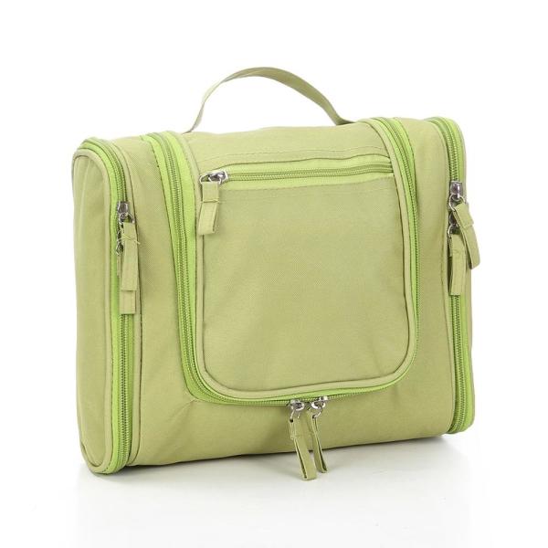 2019 Promotional Small Hanging Toiletry Bag , Folding Cosmetic Bag Polyester Canvas