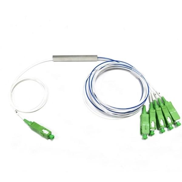FTTH SC APC ABS Box Optical PLC Splitter 1x8 1x5 1x4 Mini Steel Tube Connector