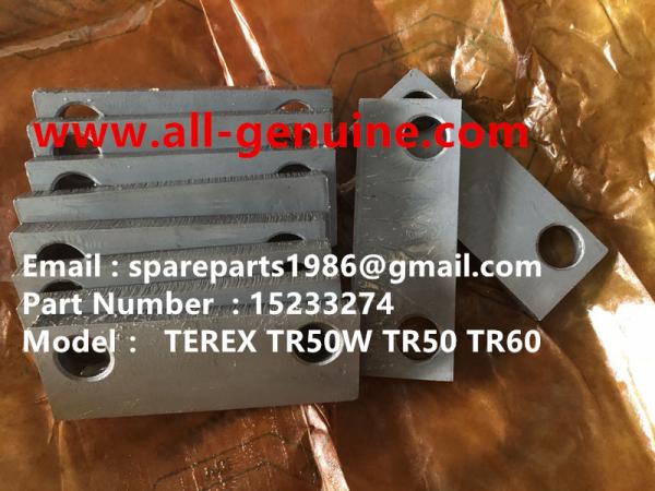 15233274 PLATE TEREX NHL DUMP TRUCK TR35 TR50 TR60 TR100 CUMMINS ALLISON UNIT RIG MT4400 MT3600 MT3300 MT3700 SANY