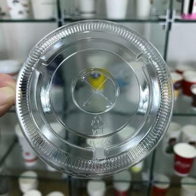 Eco Friendly Disposable BPA Free Round Snap on Clear Plastic Cup Lids