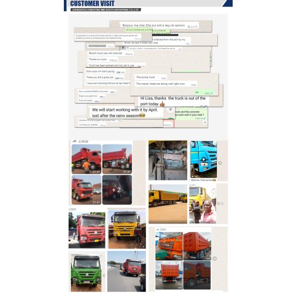 Howo 30ton 440hp 8x4 12 Wheeler Used Dump Truck with Gross Vehicle Weight 20-25T