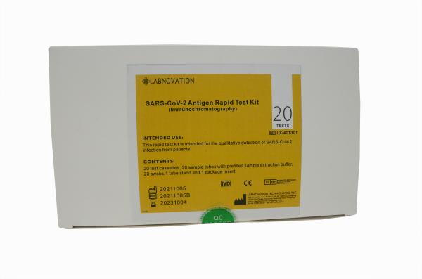 One Step Antigen Rapid Test Kit Nasal Swab CE Certificated For SARS-CoV-2