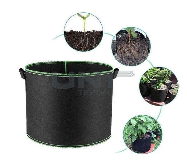 L'usine non-tissée réutilisée de poinçon d'aiguille élèvent des sacs réutilisés pour le jardin