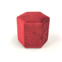 G85 Boîte d'emballage à anneaux de velours rouge Boîtes cadeaux de bijoux de luxe en gros Parfait pour toutes les occasions