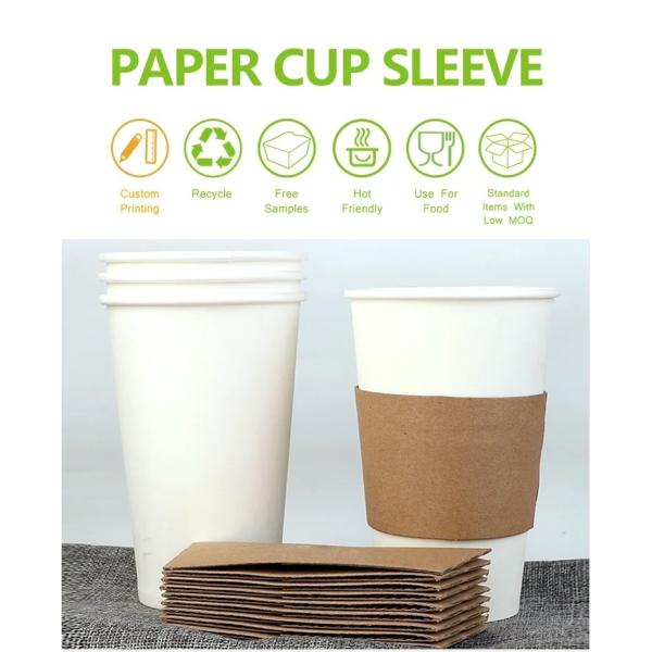 Custom Biodegradable Disposable PLA Hot Coffee Paper Cups Eco-friendly and Affordable