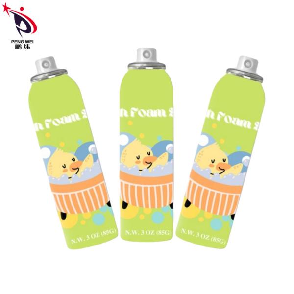 Natural Plant Extracts Shower Foam Spray For Bathroom