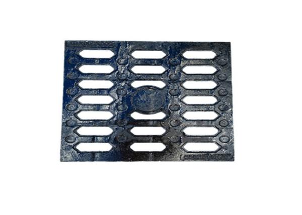 Ductile Cast Iron Road Drainage Grates Shock Absorption Anti Pressure