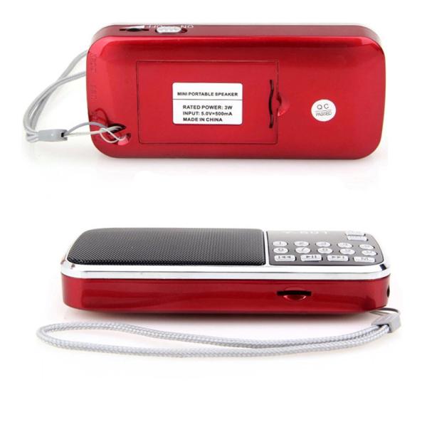 Jogador de rádio portátil de USB Bluetooth com função entrada audio do cartão de 3.5mm TF