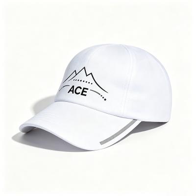 Breathable Sport Polyester Sweatband Metal Strap Cap Unstructured Comfortable Adjustable Casual Hat for Outdoor Activities
