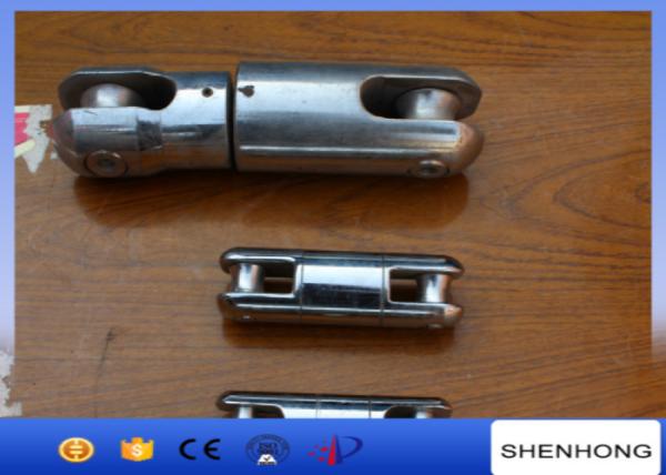 Stainless Steel Cable Pulling Tools Wire Rope Connector Swivel Joints 5-400KN Load