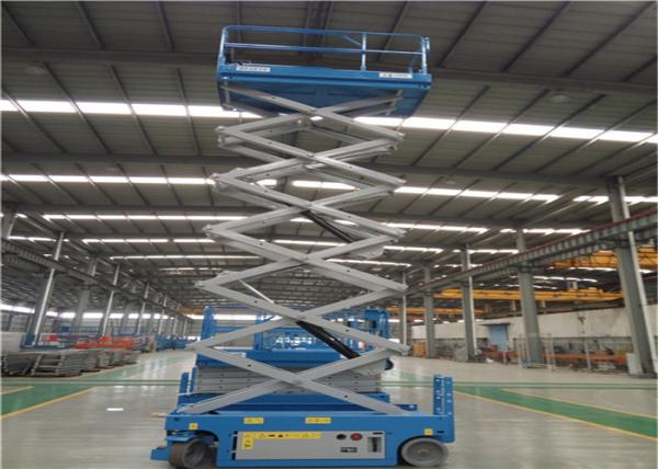 2 Tons Upright Pneumatic Small Hydraulic Scissor Lift System Large Load Capacity