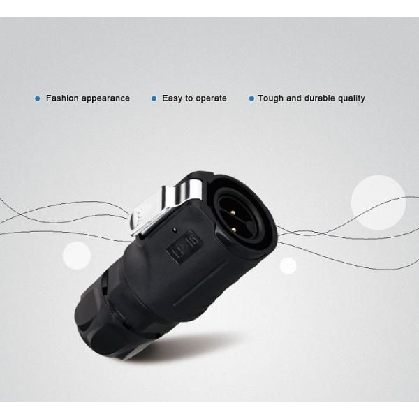 CNLINKO Manufacturer IP68 Waterproof 2 Pin Metal Male Female M16 Power Waterproof Plug Cable Socket Connector