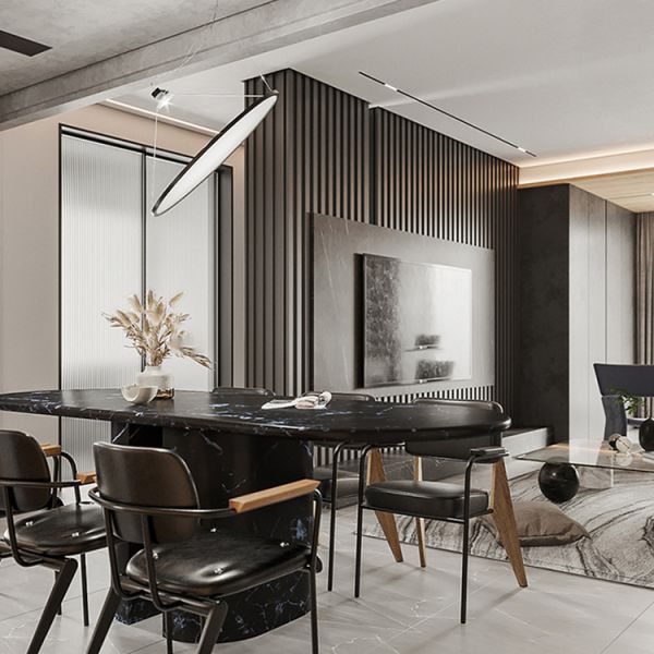 Customized Eco Friendly Indoor Irregular Grille Wpc Wall Panel 160x24 Cladding