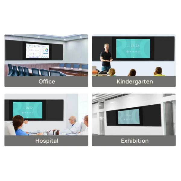 Interactive Smart Digital Blackboard 86 Inch Screen with 4K UHD LED Panel and Multi-Touch Function