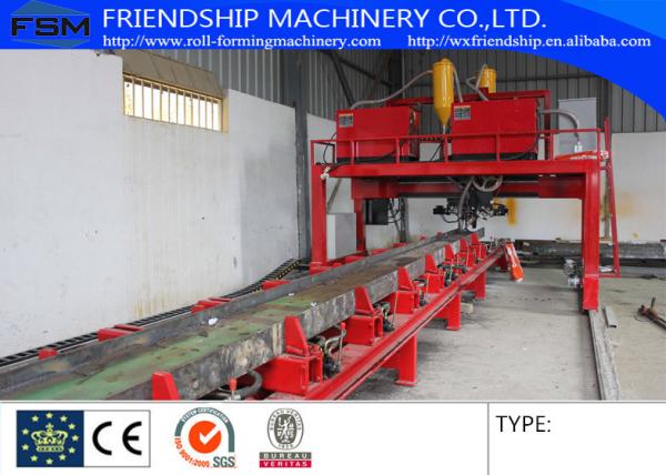 Semi Trailer Chassis Beam Welding Line Trailer Beam Hydraulic Assembly With Lincoln Electric