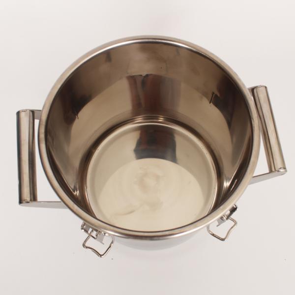21L Stainless Steel Round Drum Airtight Sealing Ring for Secure Fresh Storage in Lid