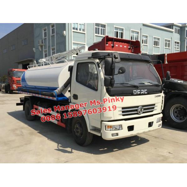 6000Liters Fecal Suction Tanker Truck Vacuum Suction Truck Euro 3 Certificate