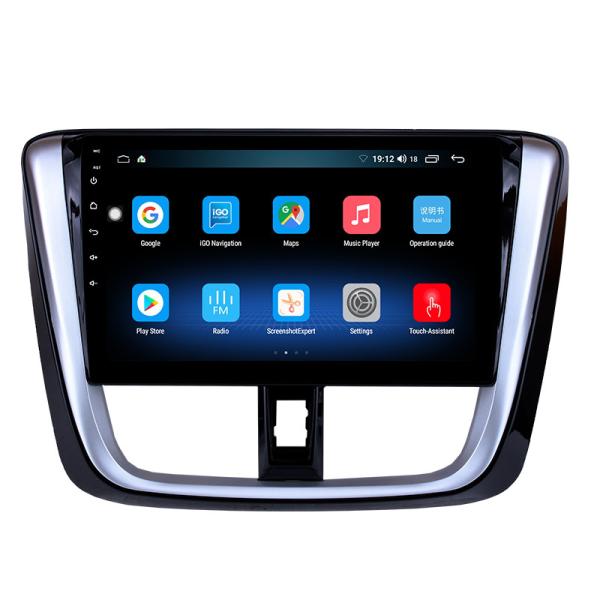 Reproductor de DVD de automóvil Wifi 10 pulgadas 2 din IPS Android 10 Estéreo de automóvil para Toyota Vios Yaris 2014 2015 2016 2017