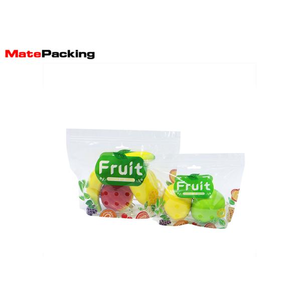 Safety Food Grade Fresh Vegetable Plastic Packaging Bags Anti Fog 0.12mm Thickness