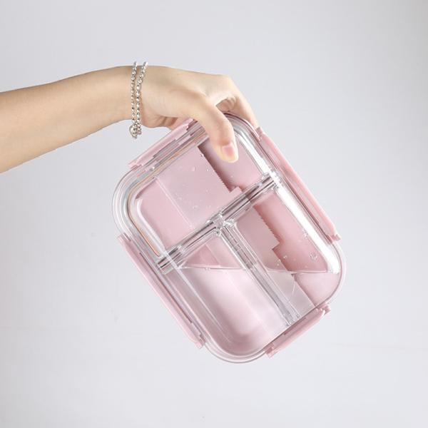 Пищевой контейнер боросиликатного стекла 950ml печи безопасный