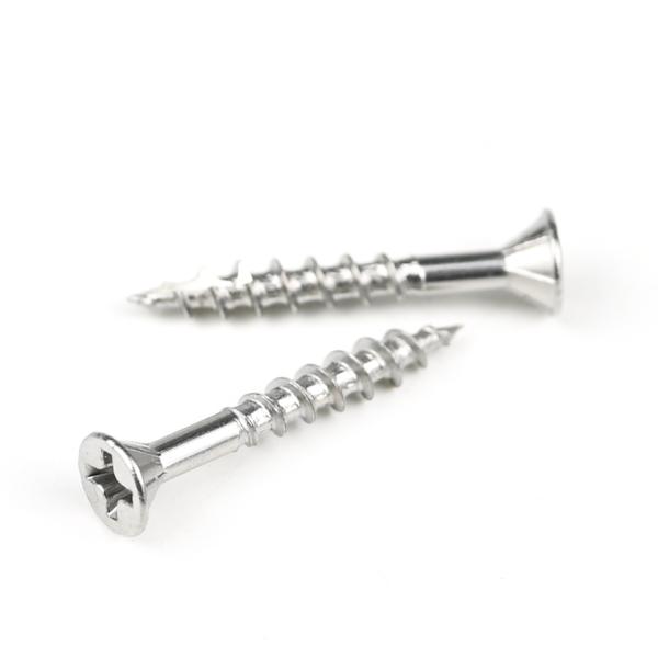 Stainless Steel304 25mm Phillips Flat Head Wood Chipboard Screw for Precise Fastening