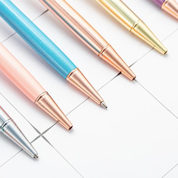 Big Crystal Diamond Ballpoint Pen 1.0mm Fashion Shiny Metal Gift Ball Pen