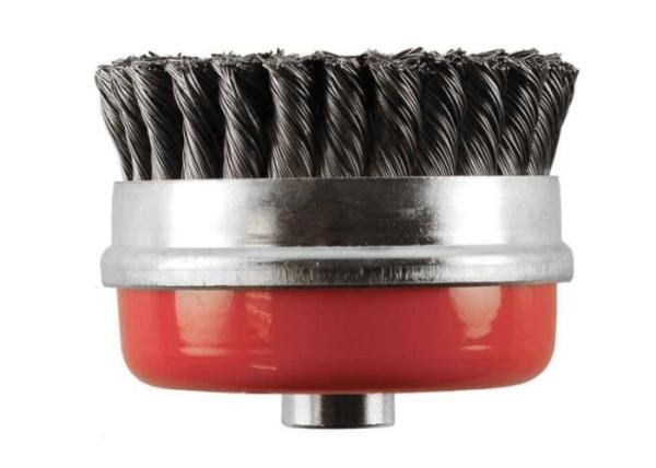 Safety Supporting Ring 100mm Twisted Steel Wire Cup Brush for Cleaning Metal Surface