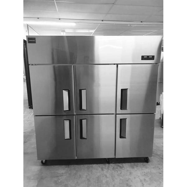 Six Door Stainless Steel Freezer For Meat Ice Cream Fresh Keeping